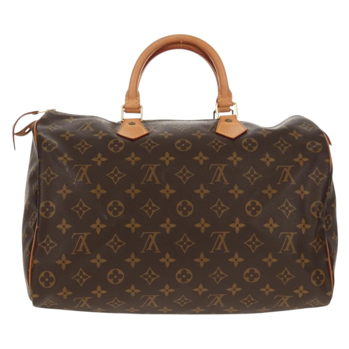 LOUIS VUITTON Monogram Speedy 35 Hand Bag M41524 LV Auth 149613V