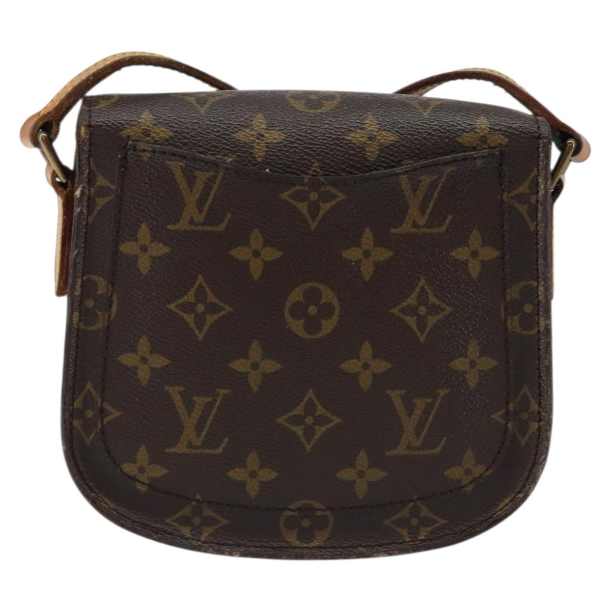 LOUIS VUITTON Monogram Saint Cloud PM Shoulder Bag M51244 LV Auth 149618