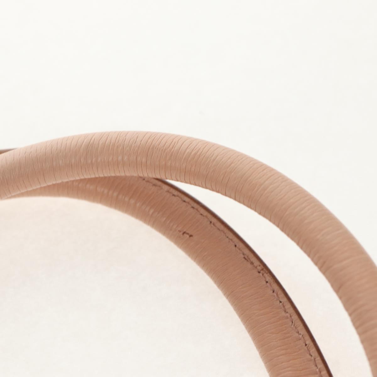 GUCCI Jackie Shoulder Bag Leather Pink Gold 002 1067 Auth 149621V