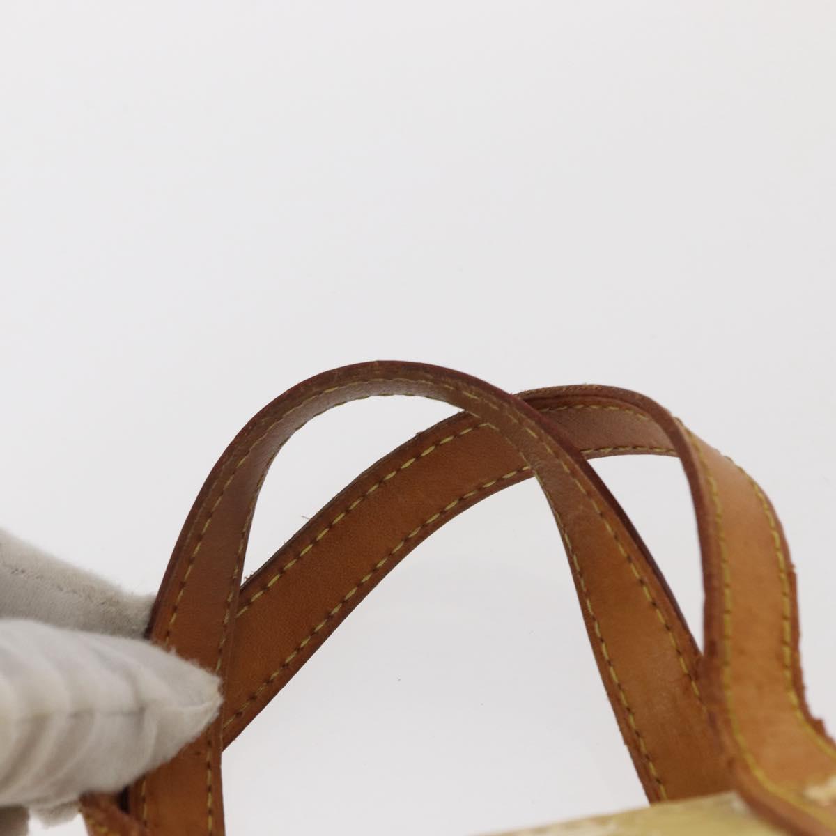 LOUIS VUITTON Monogram Vernis Reade PM Hand Bag Perle M91336 LV Auth 149639