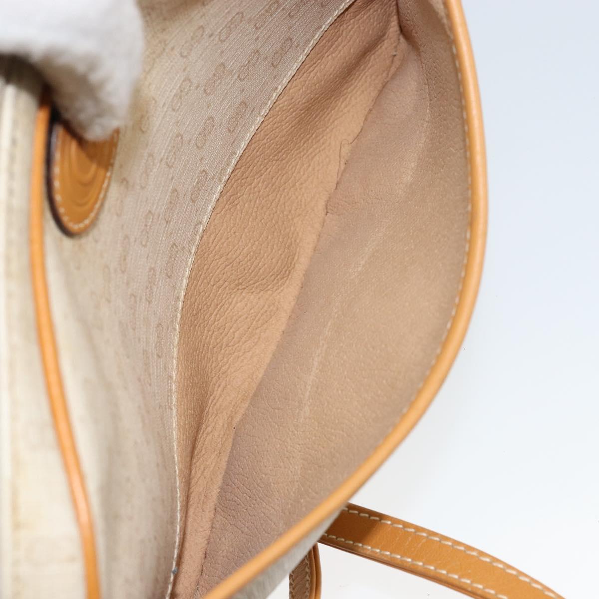 GUCCI Micro GG Supreme Shoulder Bag PVC White Gold 007 113 1943 Auth 149650