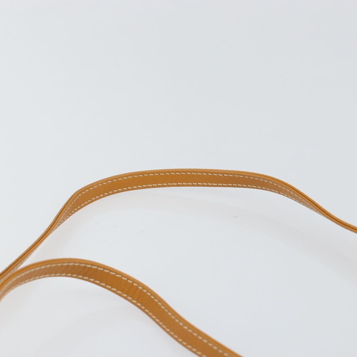 GUCCI Micro GG Supreme Shoulder Bag PVC White Gold 007 113 1943 Auth 149650