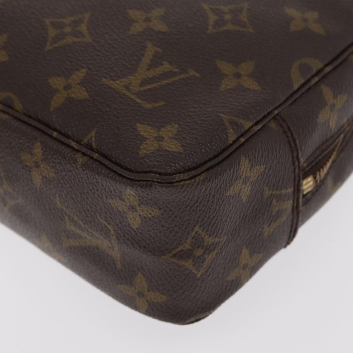 LOUIS VUITTON Monogram Trousse Toilette 23 Clutch Bag M47524 LV Auth 149659