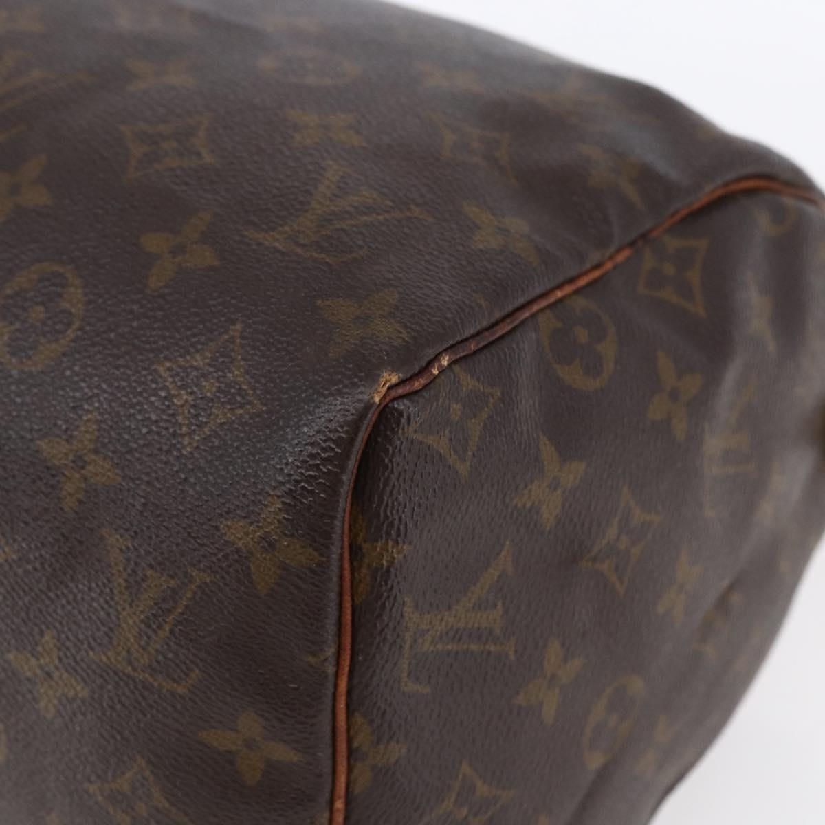 LOUIS VUITTON Monogram Speedy 30 Hand Bag M41526 LV Auth 149662