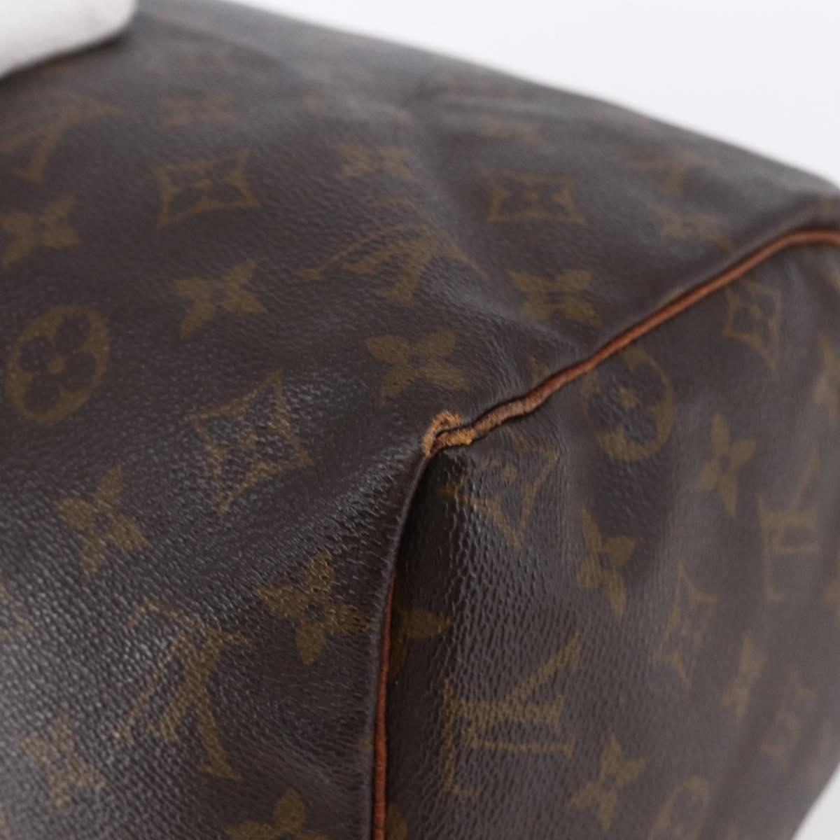LOUIS VUITTON Monogram Speedy 30 Hand Bag M41526 LV Auth 149662