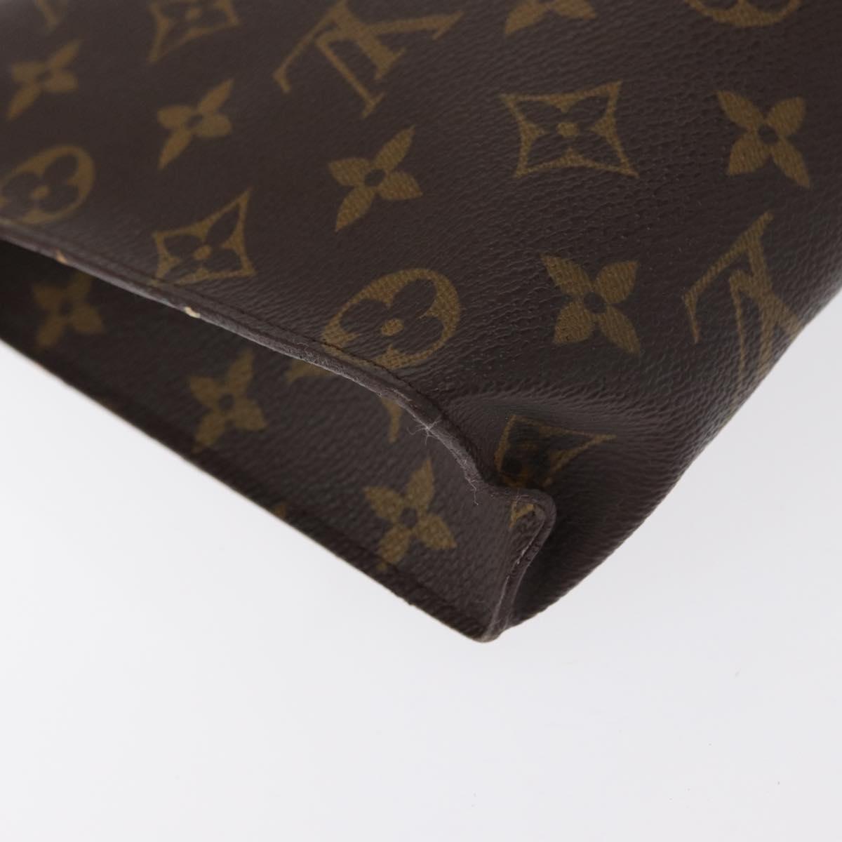 LOUIS VUITTON Monogram Poche Toilette 26 Pouch M47542 LV Auth 149673