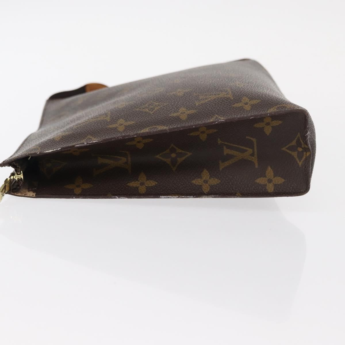 LOUIS VUITTON Monogram Poche Toilette 26 Pouch M47542 LV Auth 149673
