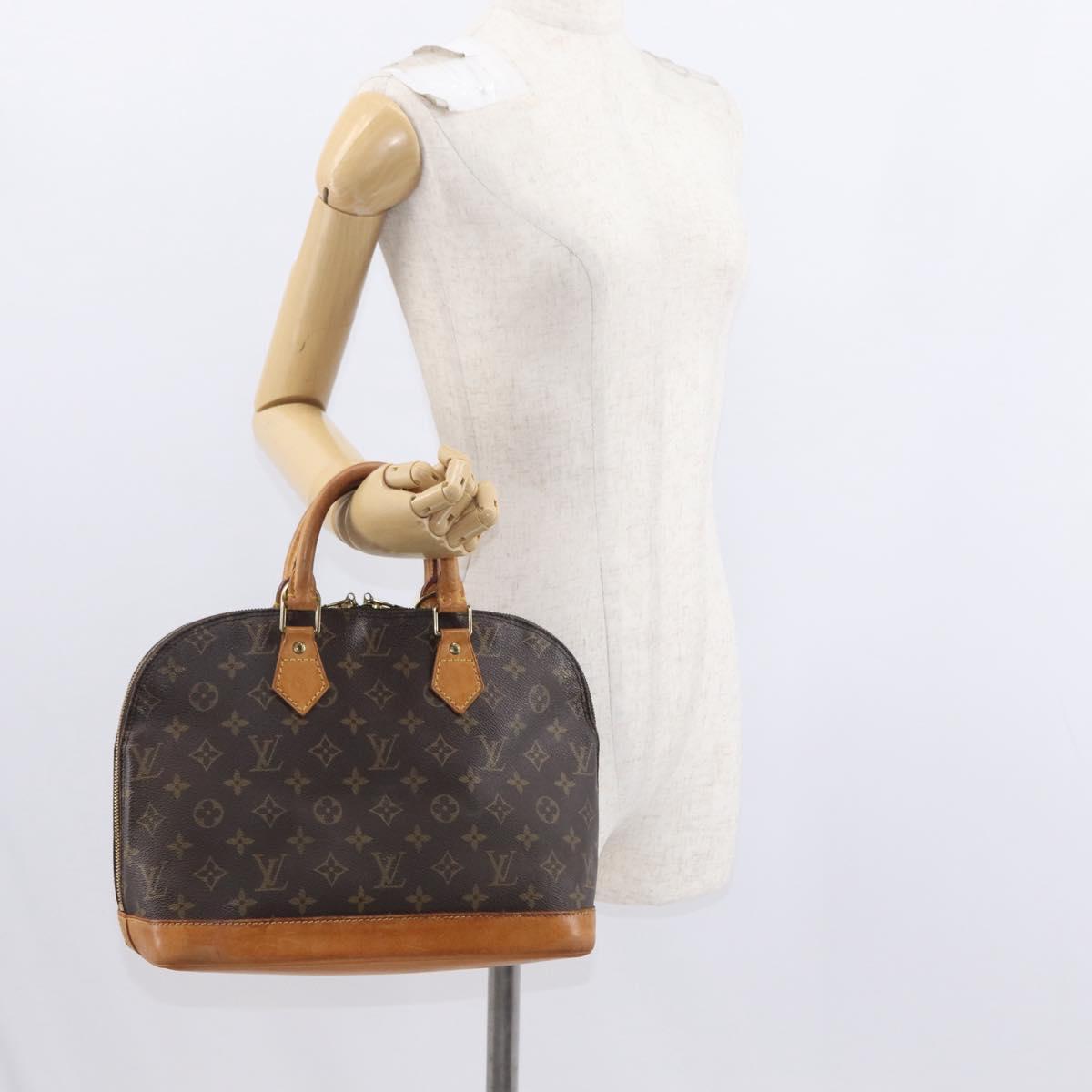 LOUIS VUITTON Monogram Alma Hand Bag M51130 LV Auth 149677