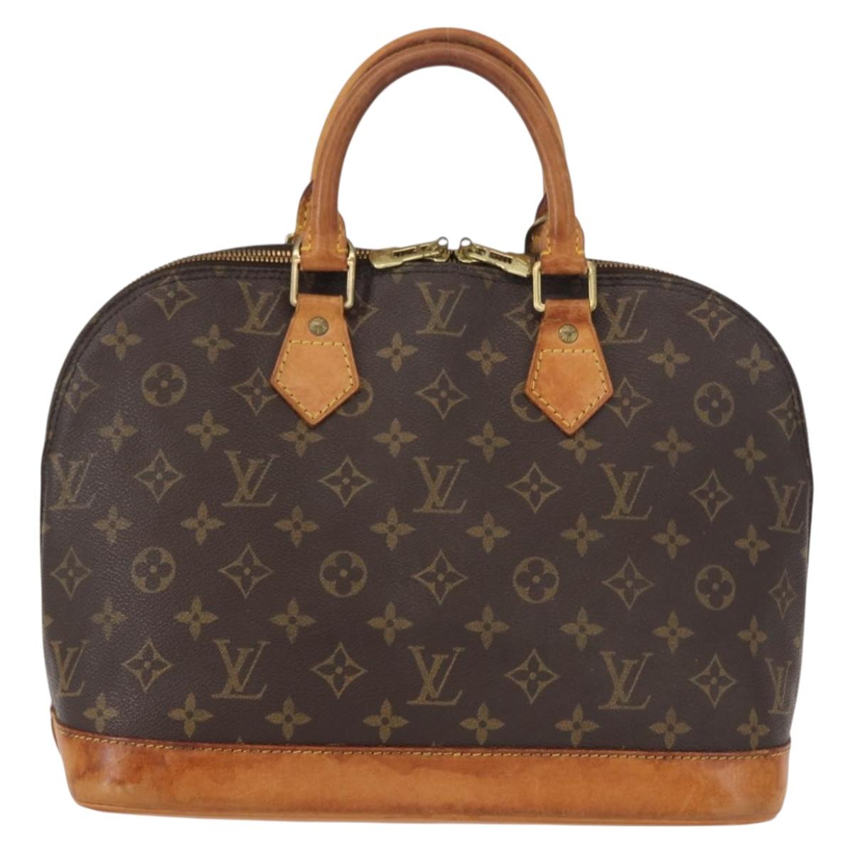 LOUIS VUITTON Monogram Alma Hand Bag M51130 LV Auth 149677