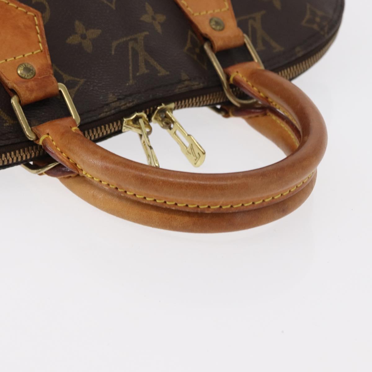 LOUIS VUITTON Monogram Alma Hand Bag M51130 LV Auth 149677
