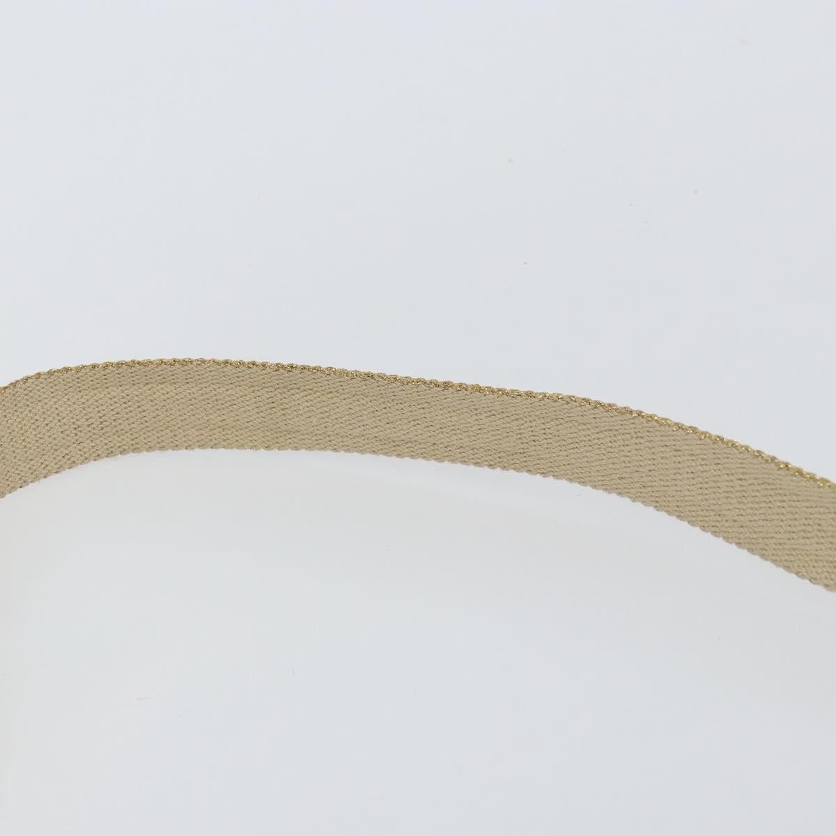 LOEWE Shoulder Bag Canvas Beige Auth 149682