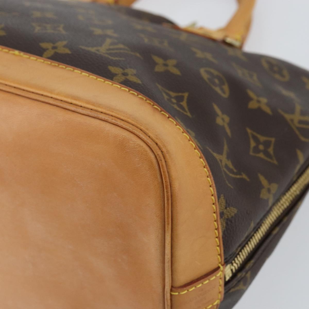 LOUIS VUITTON Monogram Alma Hand Bag M51130 LV Auth 149686