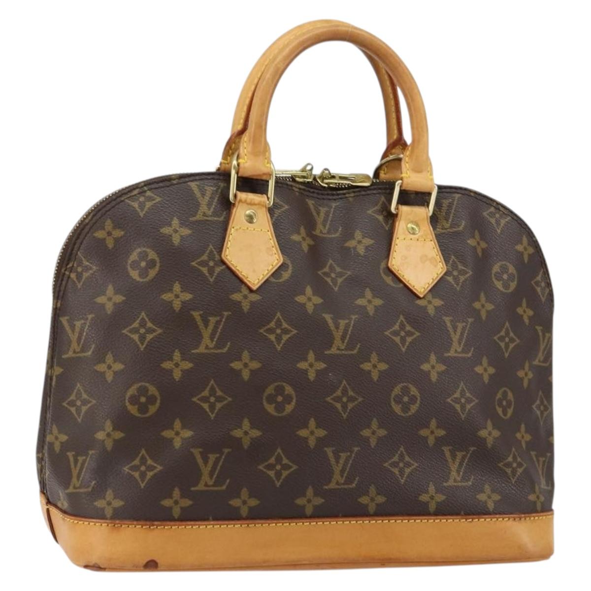 LOUIS VUITTON Monogram Alma Hand Bag M51130 LV Auth 149686