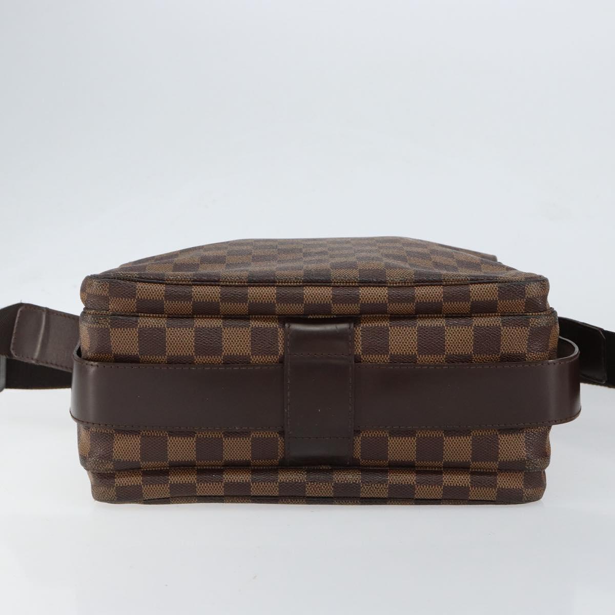 LOUIS VUITTON Damier Ebene Naviglio Shoulder Bag N45255 LV Auth 149689