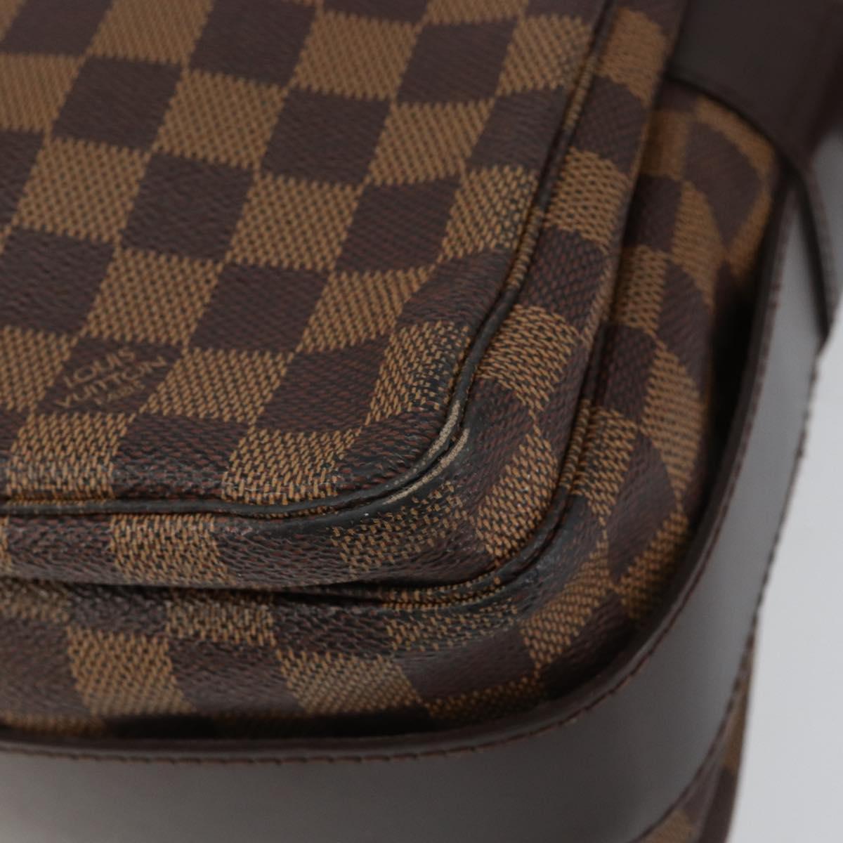 LOUIS VUITTON Damier Ebene Naviglio Shoulder Bag N45255 LV Auth 149689