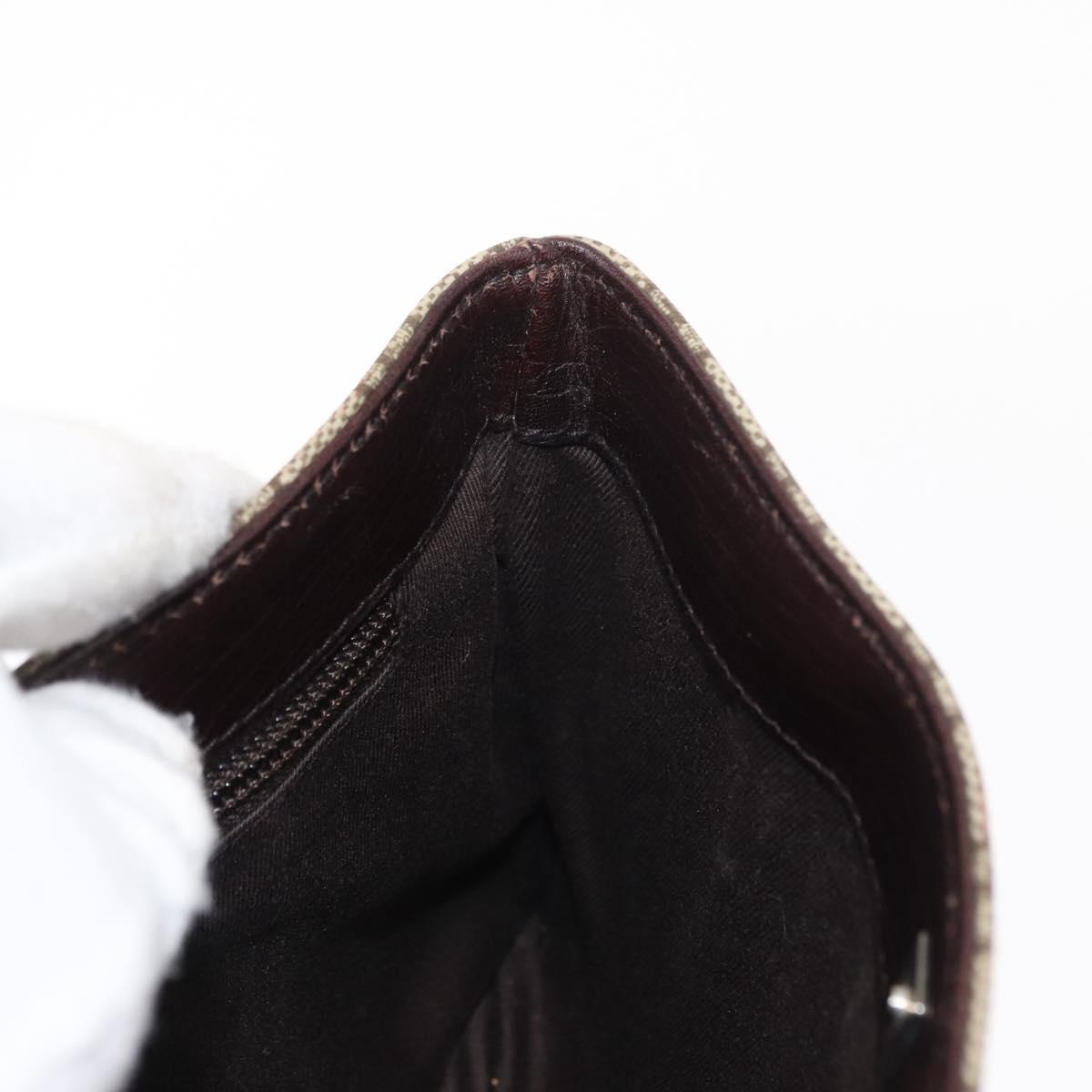 GUCCI GG Supreme Hand Bag PVC Beige Silver 114599 Auth 149706