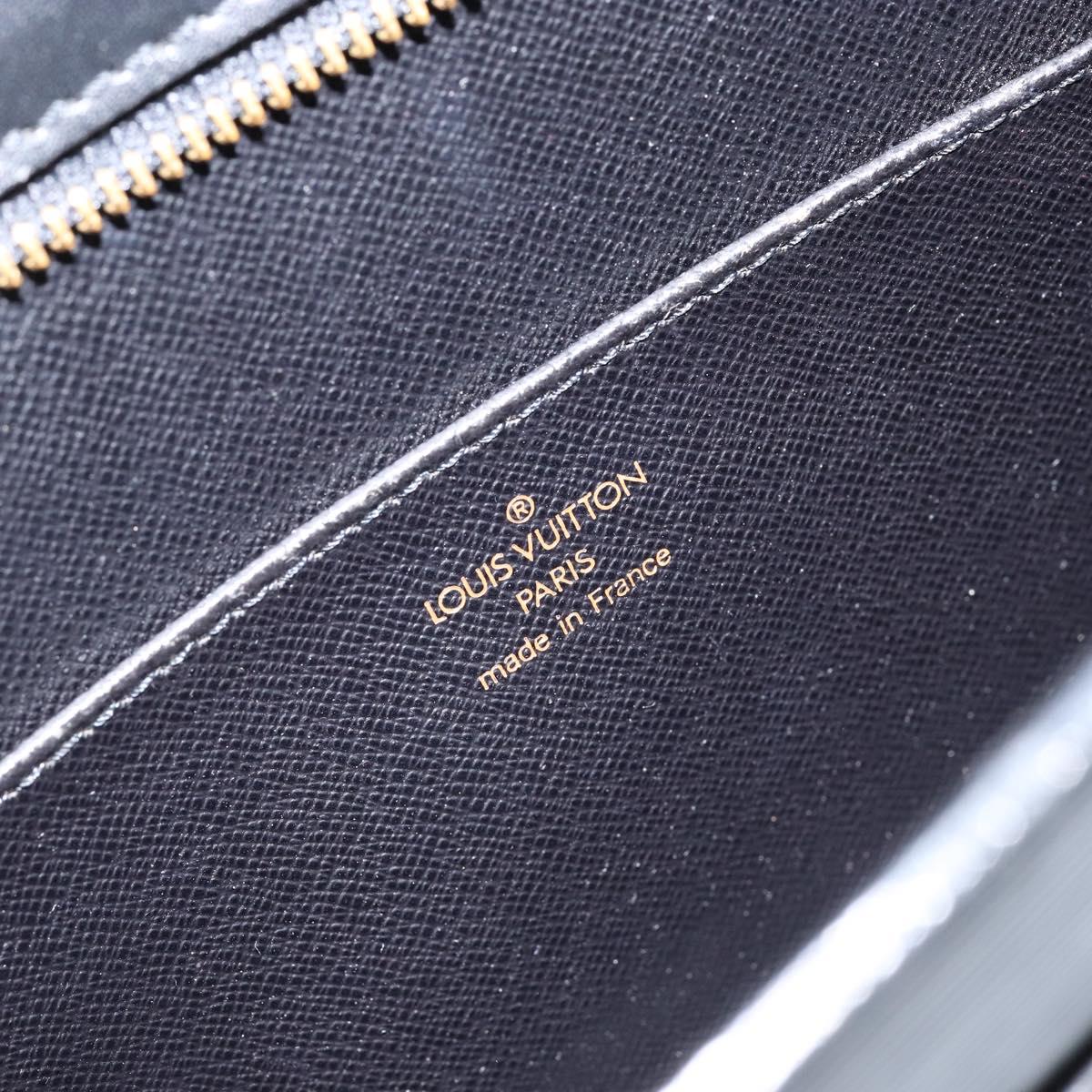 LOUIS VUITTON Epi Pochette Homme Clutch Bag Black Noir M52522 LV Auth 149707