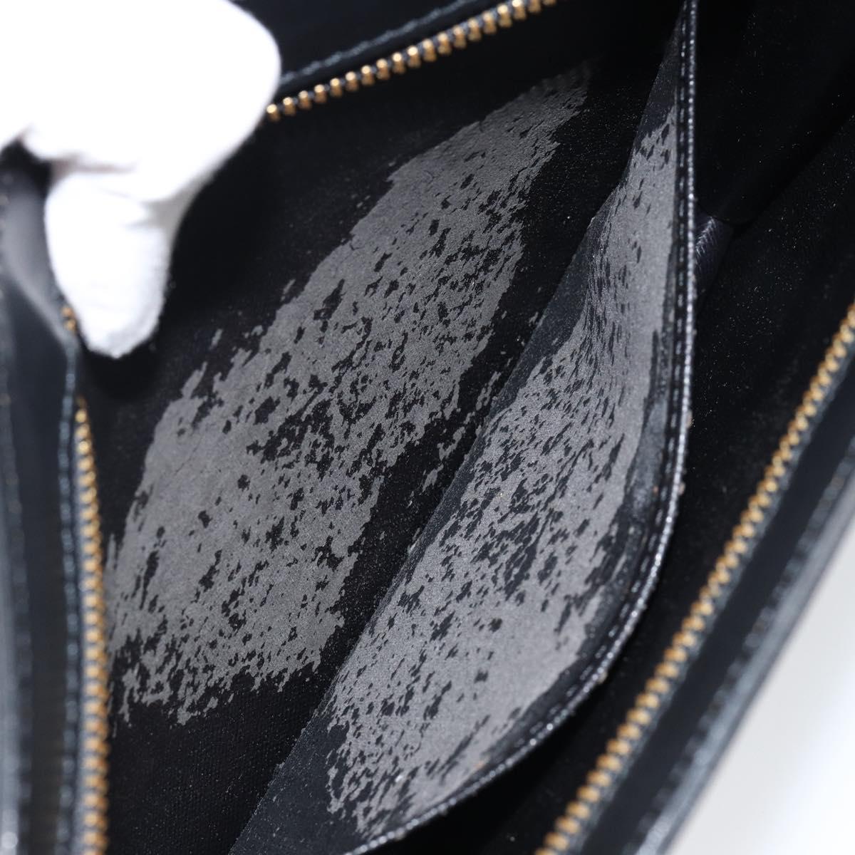 LOUIS VUITTON Epi Pochette Homme Clutch Bag Black Noir M52522 LV Auth 149707