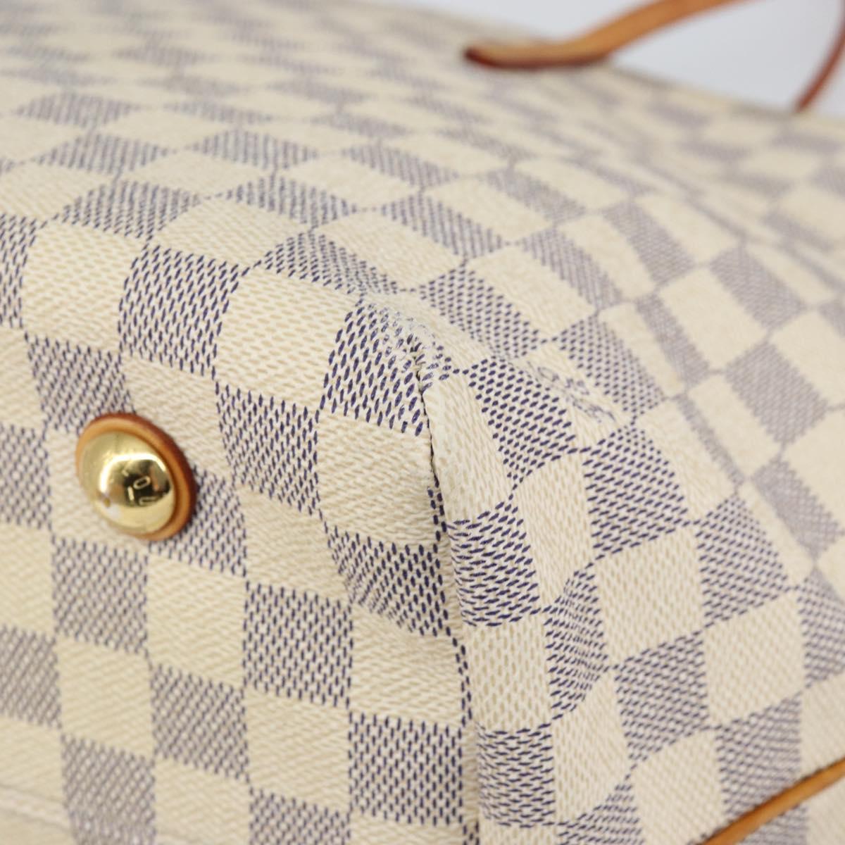 LOUIS VUITTON Damier Azur Cabas MM Tote Bag N41375 LV Auth 149711