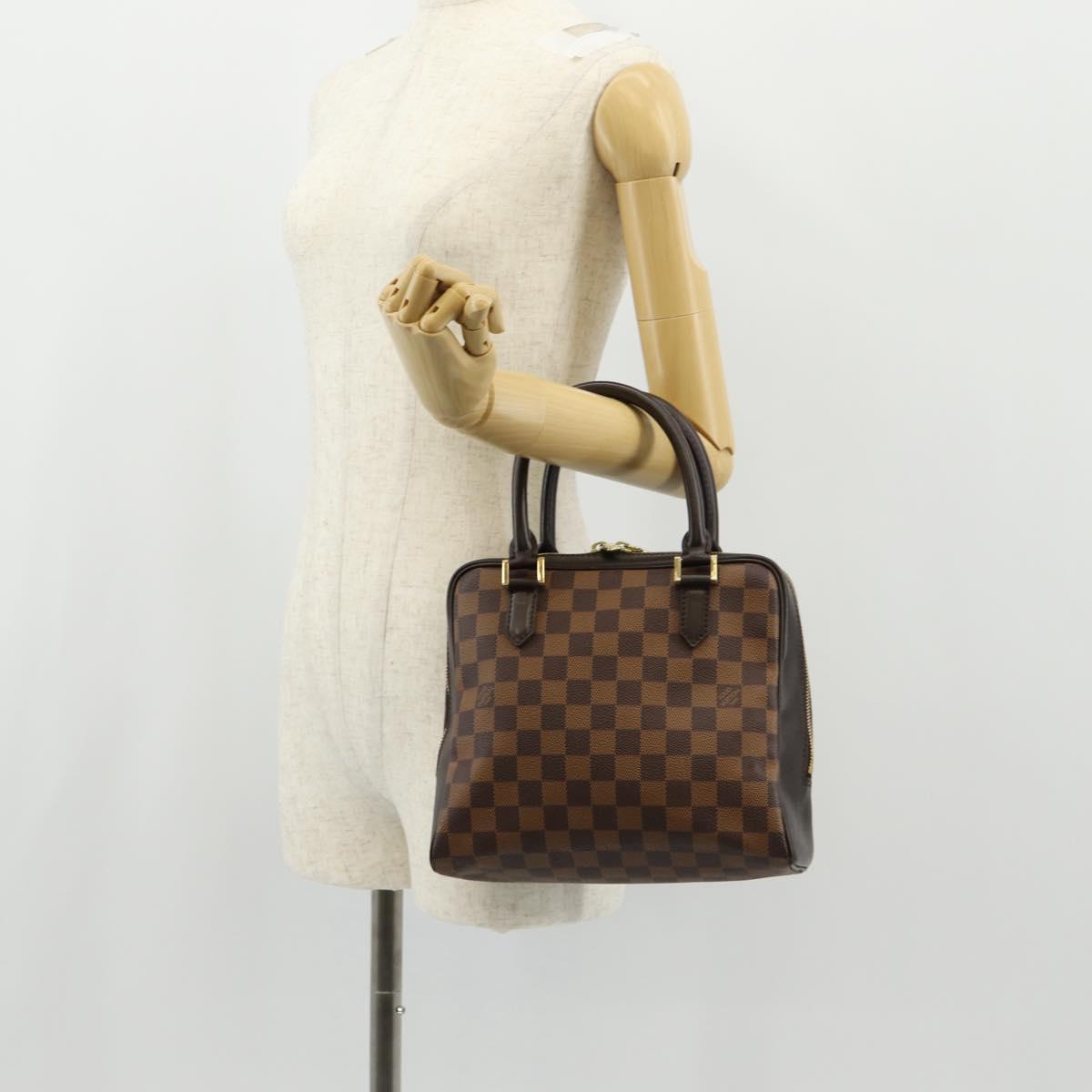 LOUIS VUITTON Damier Ebene Brera Hand Bag N51150 LV Auth 149713V