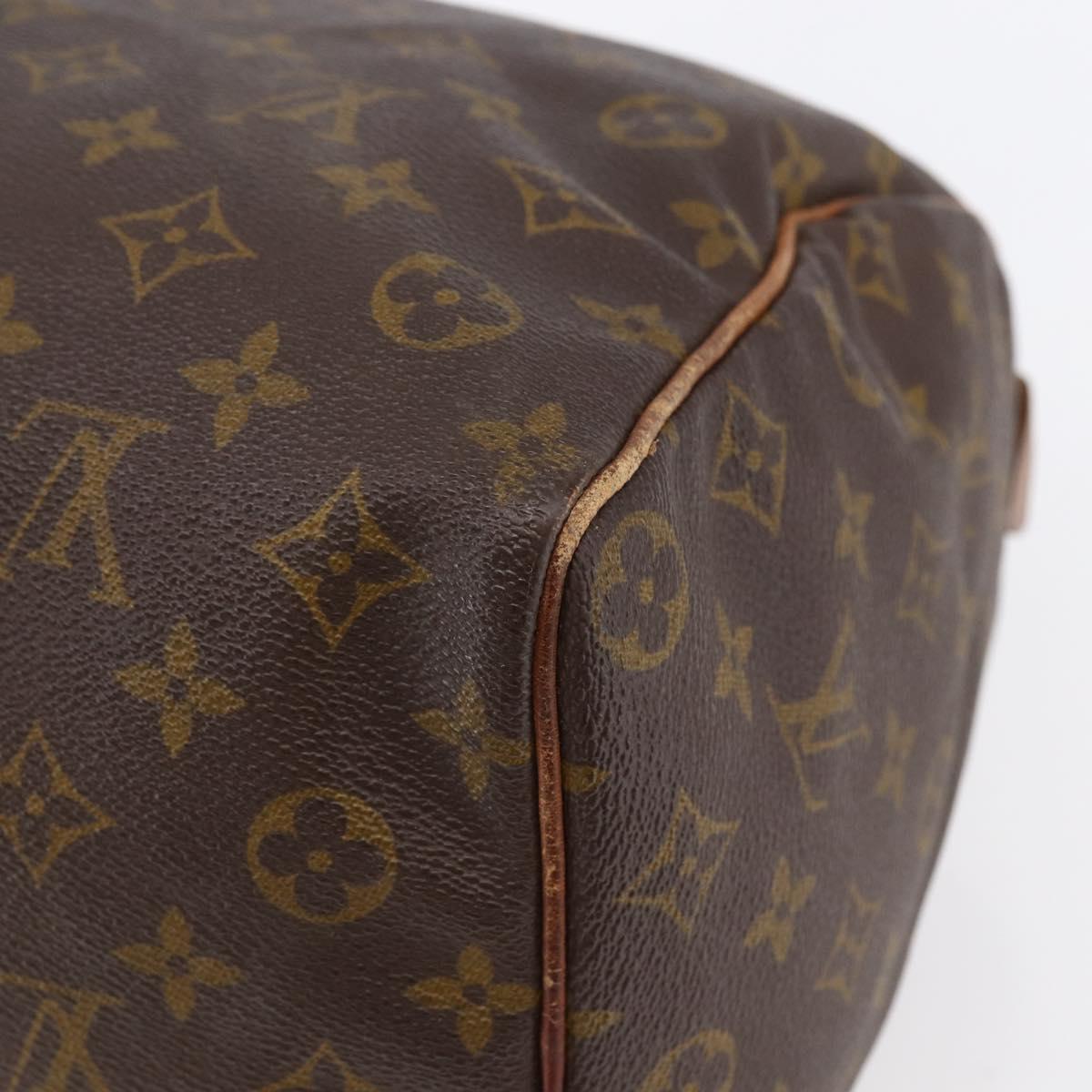 LOUIS VUITTON Monogram Speedy 35 Hand Bag Vintage M41524 LV Auth 149719