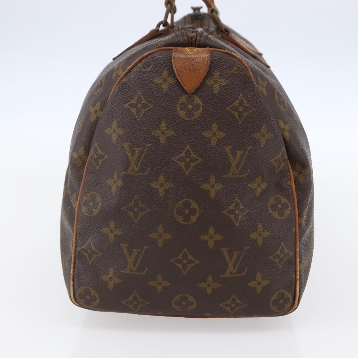 LOUIS VUITTON Monogram Speedy 35 Hand Bag Vintage M41524 LV Auth 149719