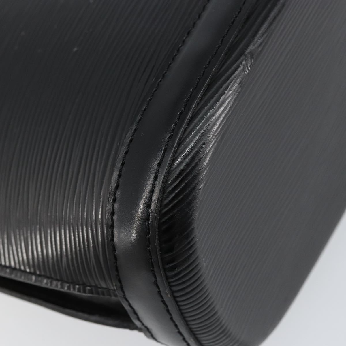 LOUIS VUITTON Epi Lussac Shoulder Bag Black M52282 LV Auth 149720