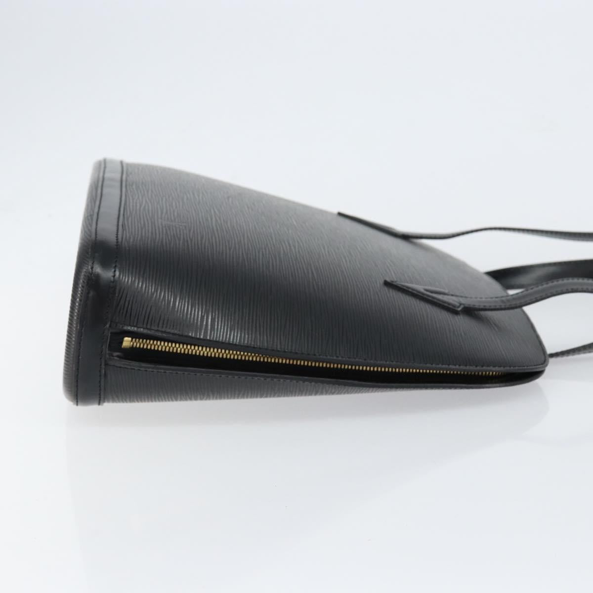 LOUIS VUITTON Epi Lussac Shoulder Bag Black M52282 LV Auth 149720