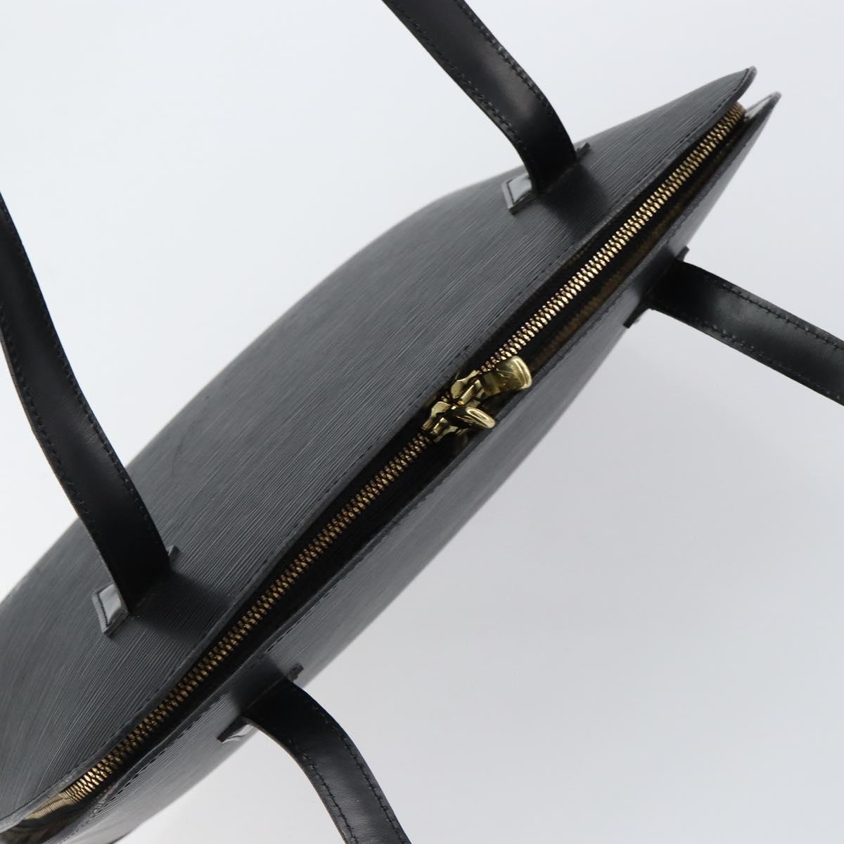 LOUIS VUITTON Epi Lussac Shoulder Bag Black M52282 LV Auth 149720