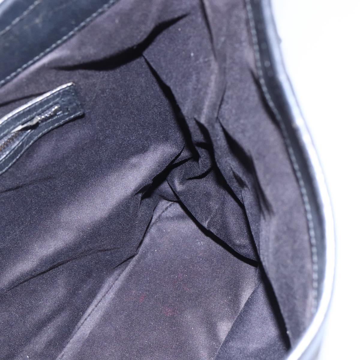 GUCCI GG Canvas Shoulder Bag Black 106242 Auth 149723