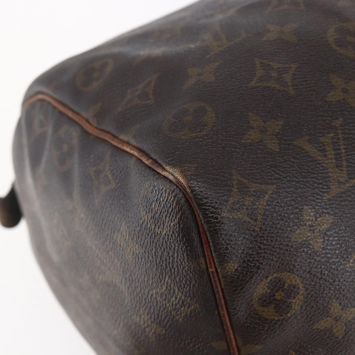 LOUIS VUITTON Monogram Speedy 35 Hand Bag M41524 LV Auth 149728