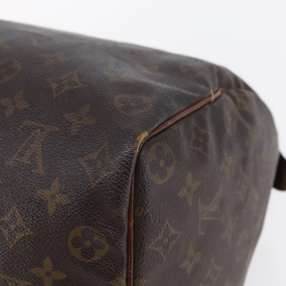 LOUIS VUITTON Monogram Speedy 35 Hand Bag M41524 LV Auth 149728