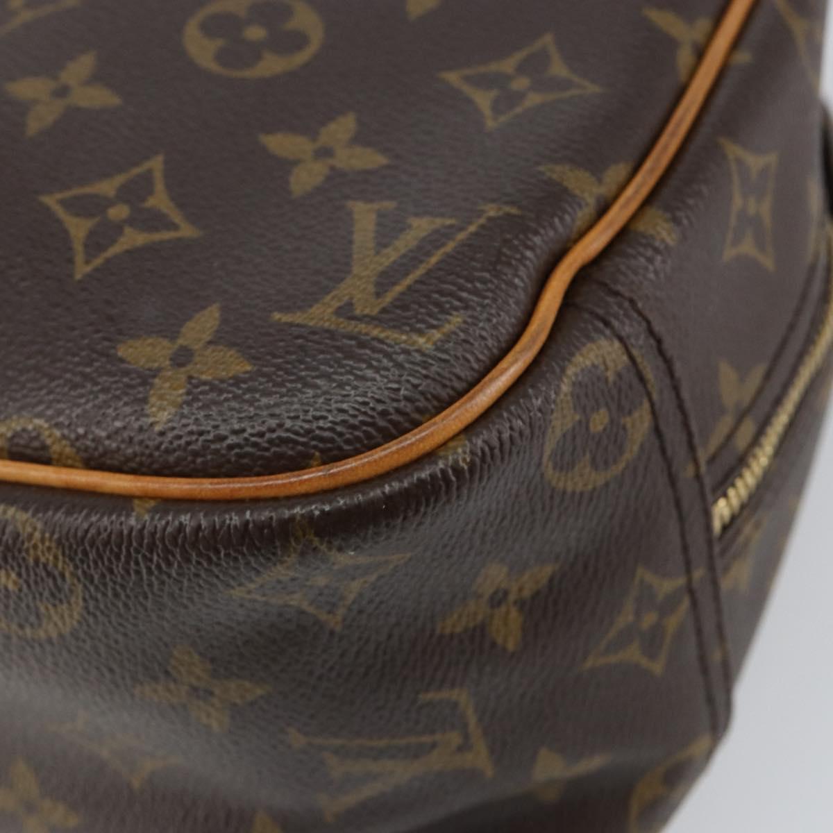 LOUIS VUITTON Monogram Trouville Hand Bag M42228 LV Auth 149729