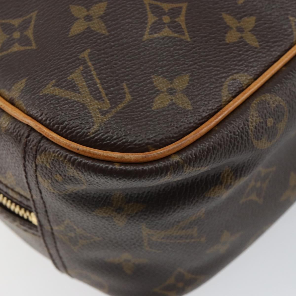 LOUIS VUITTON Monogram Trouville Hand Bag M42228 LV Auth 149729