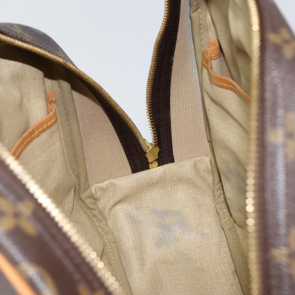 LOUIS VUITTON Monogram Trouville Hand Bag M42228 LV Auth 149729