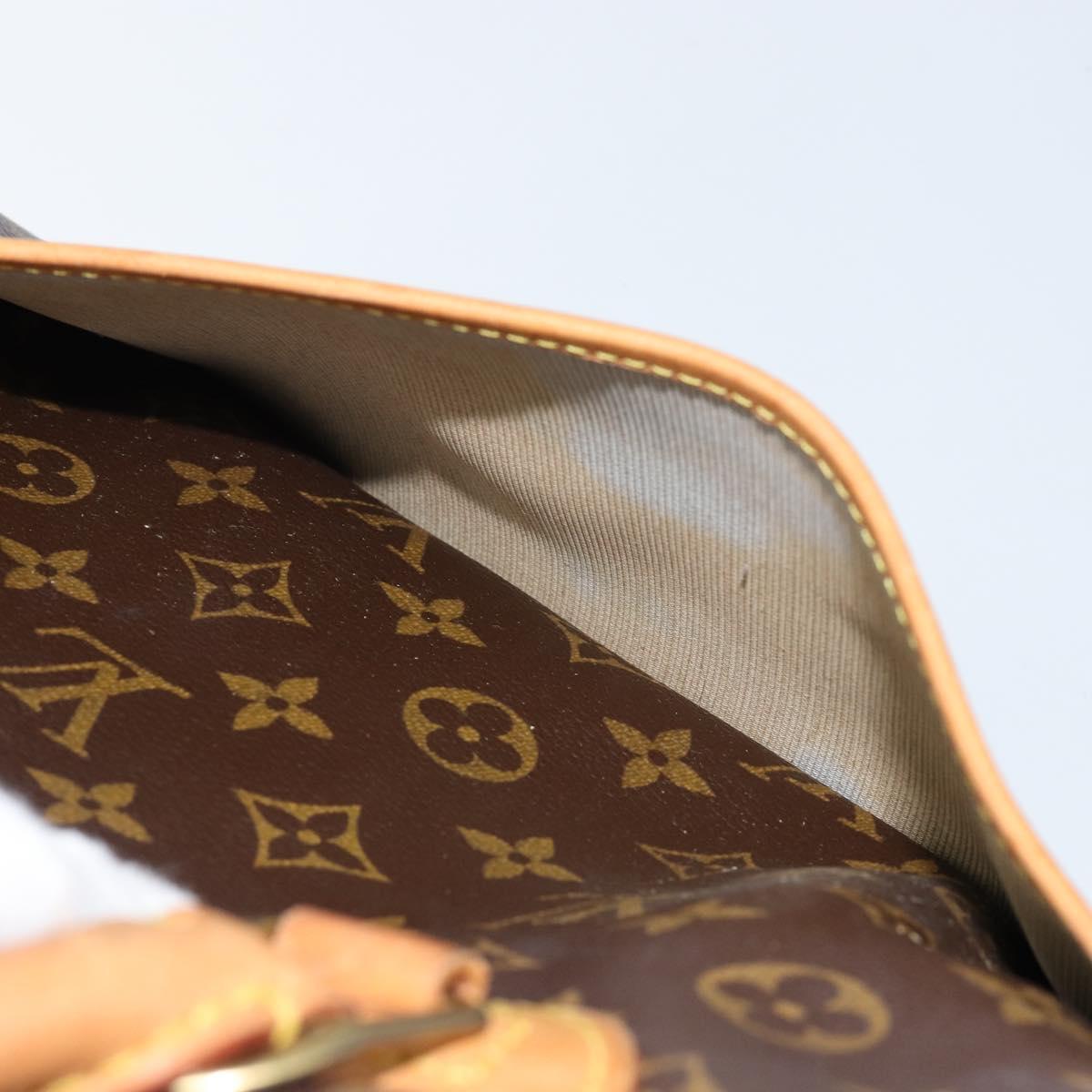LOUIS VUITTON Monogram Trouville Hand Bag M42228 LV Auth 149729