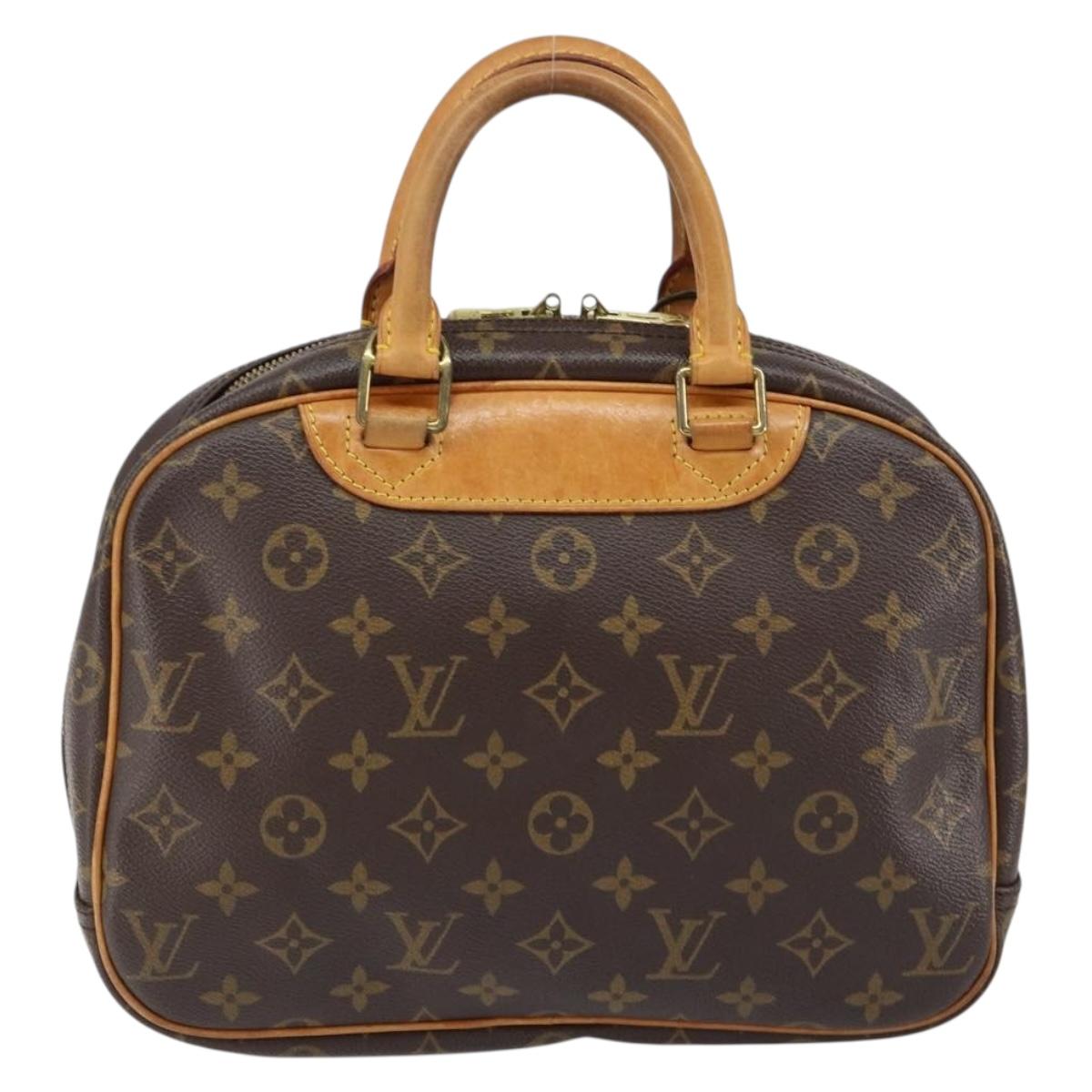 LOUIS VUITTON Monogram Trouville Hand Bag M42228 LV Auth 149729