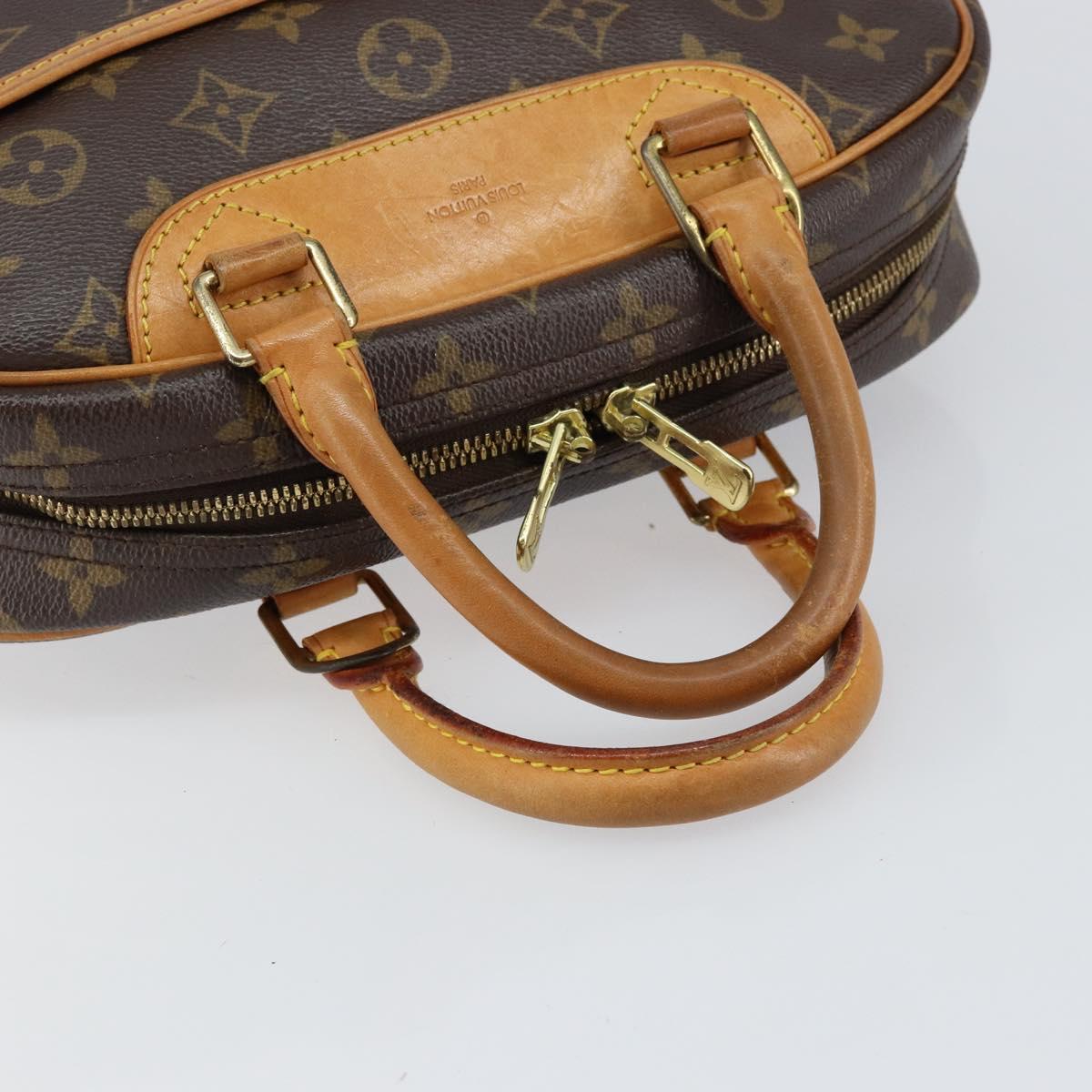 LOUIS VUITTON Monogram Trouville Hand Bag M42228 LV Auth 149729