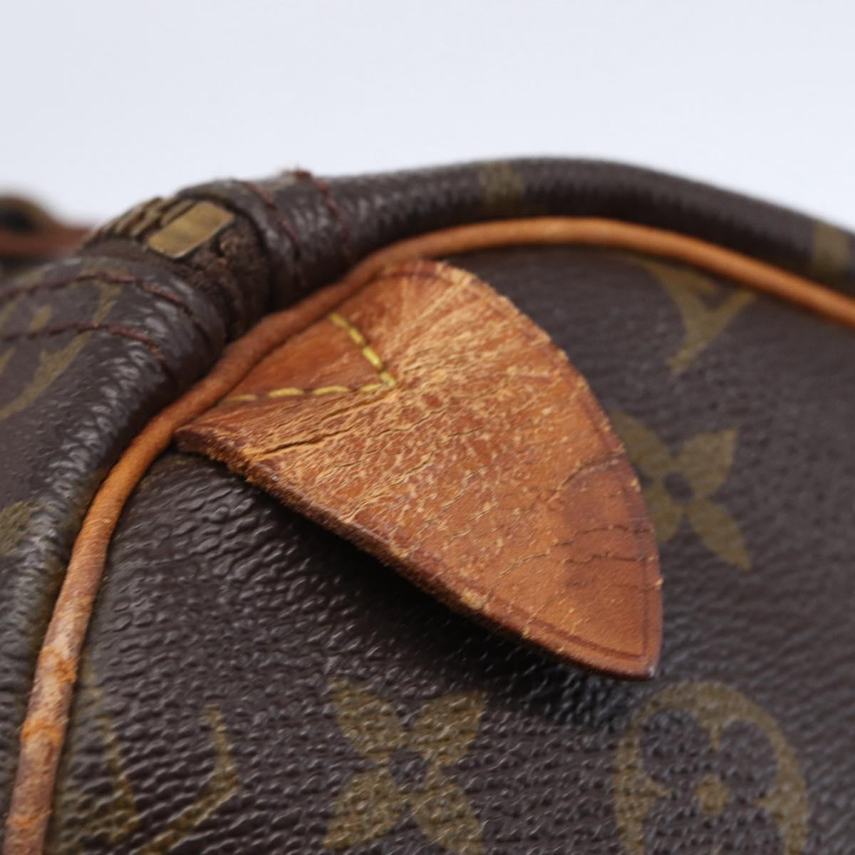 LOUIS VUITTON Monogram Speedy 35 Hand Bag M41524 LV Auth 149738