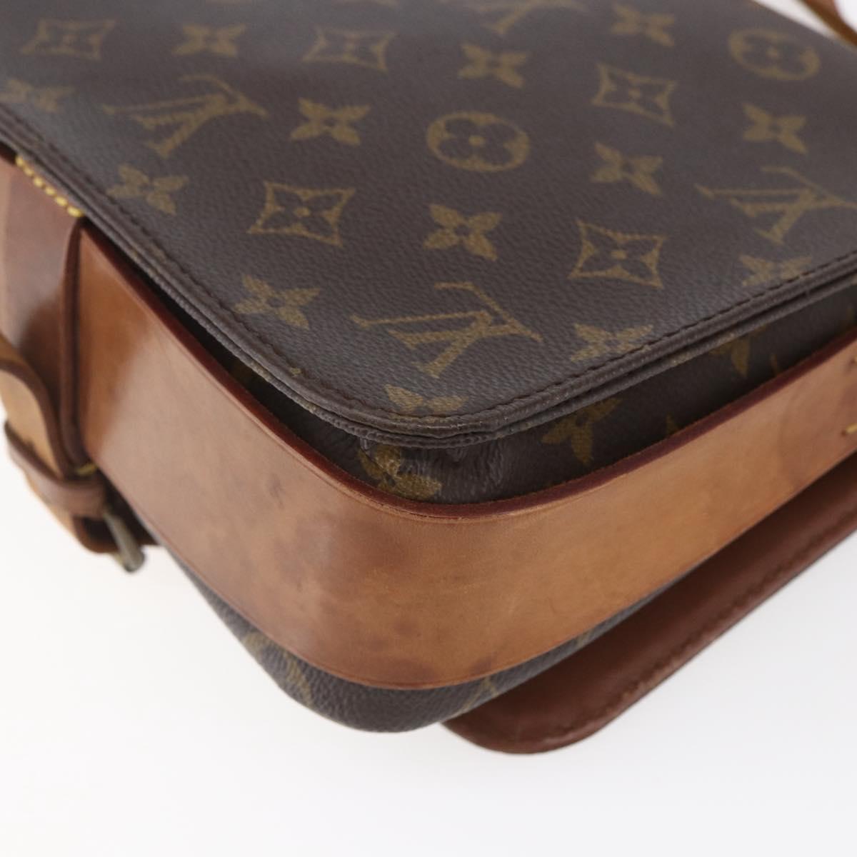 LOUIS VUITTON Monogram Cartouchiere MM Shoulder Bag M51253 LV Auth 149741