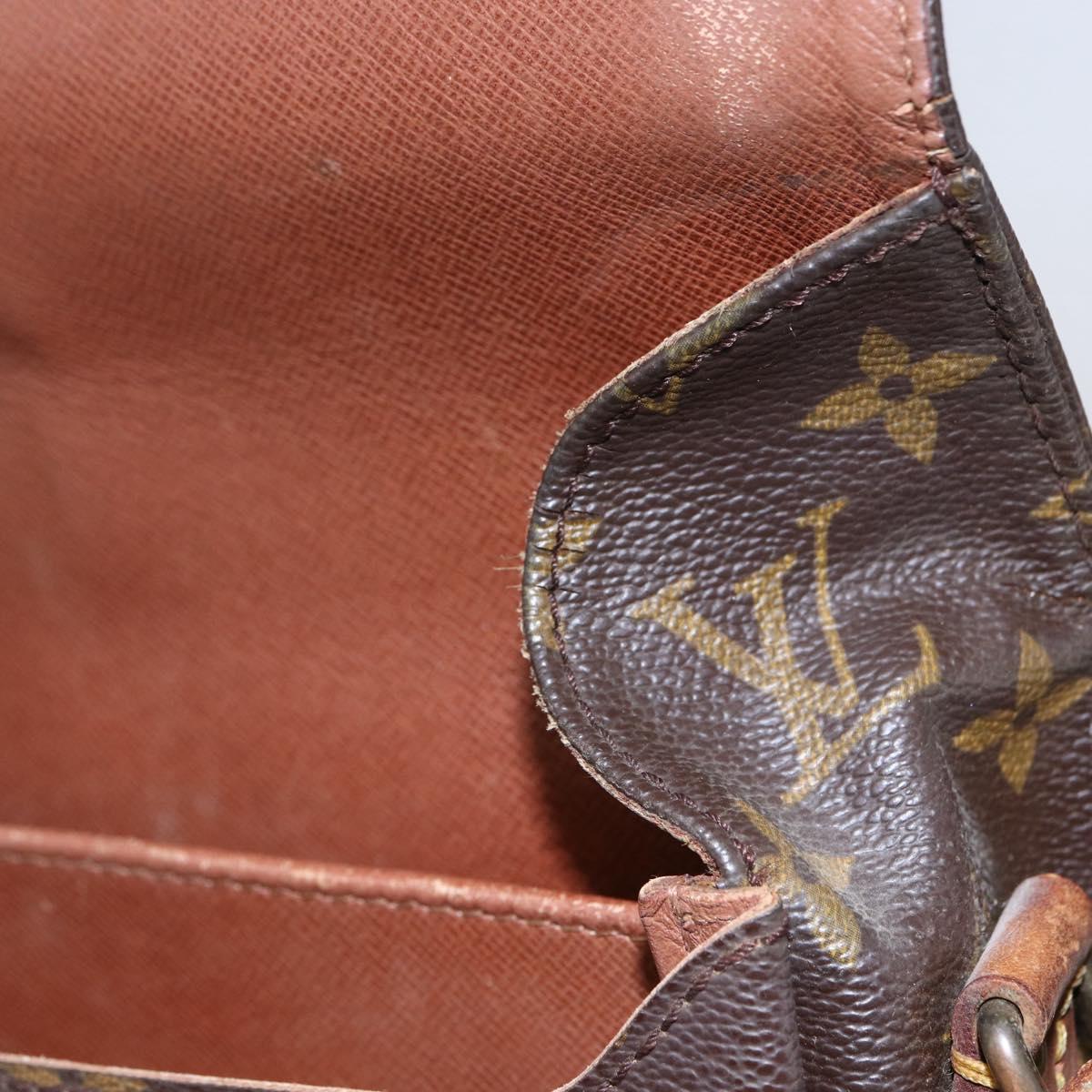 LOUIS VUITTON Monogram Cartouchiere MM Shoulder Bag M51253 LV Auth 149741