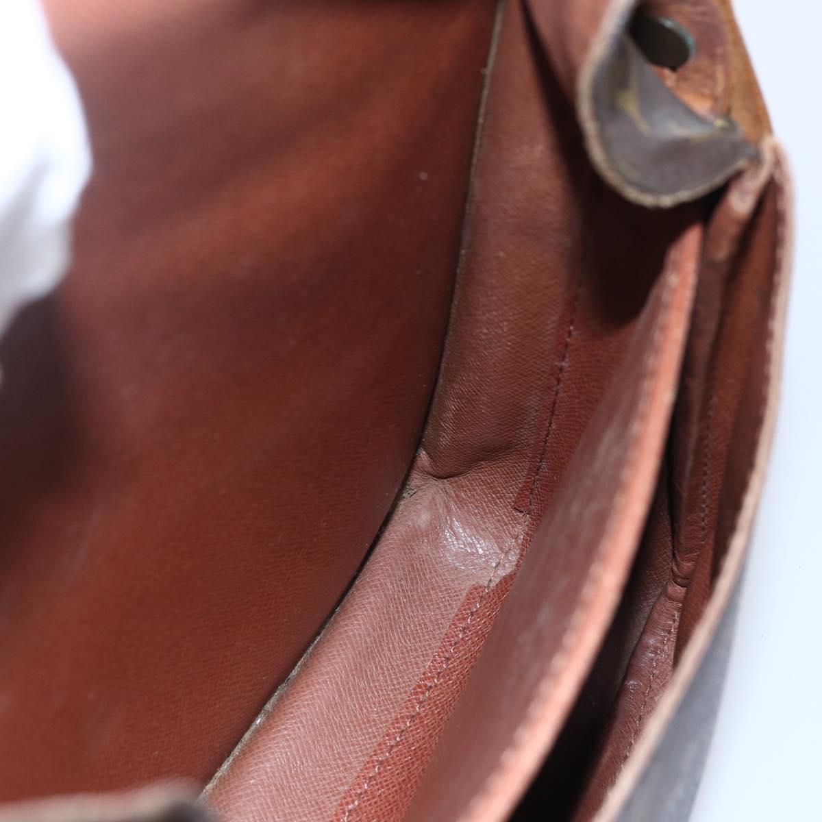 LOUIS VUITTON Monogram Cartouchiere MM Shoulder Bag M51253 LV Auth 149741