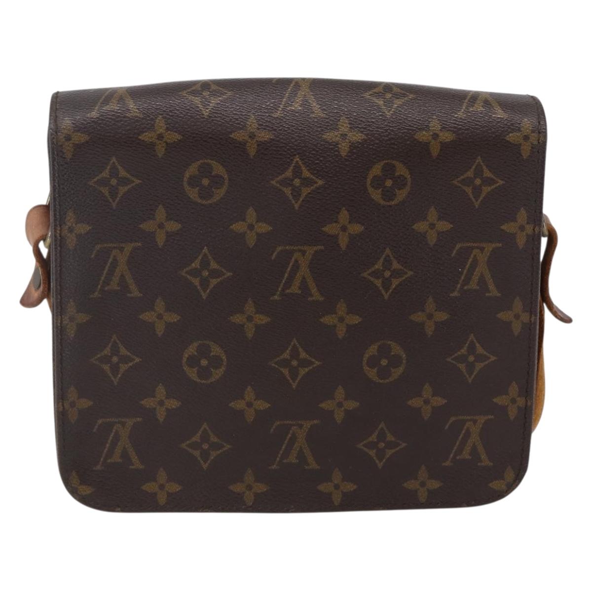 LOUIS VUITTON Monogram Cartouchiere MM Shoulder Bag M51253 LV Auth 149741