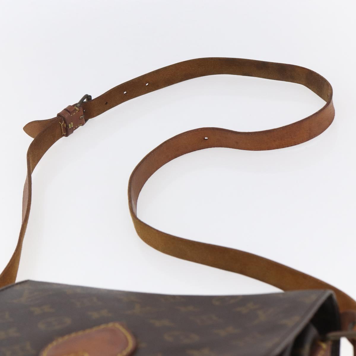 LOUIS VUITTON Monogram Cartouchiere MM Shoulder Bag M51253 LV Auth 149741