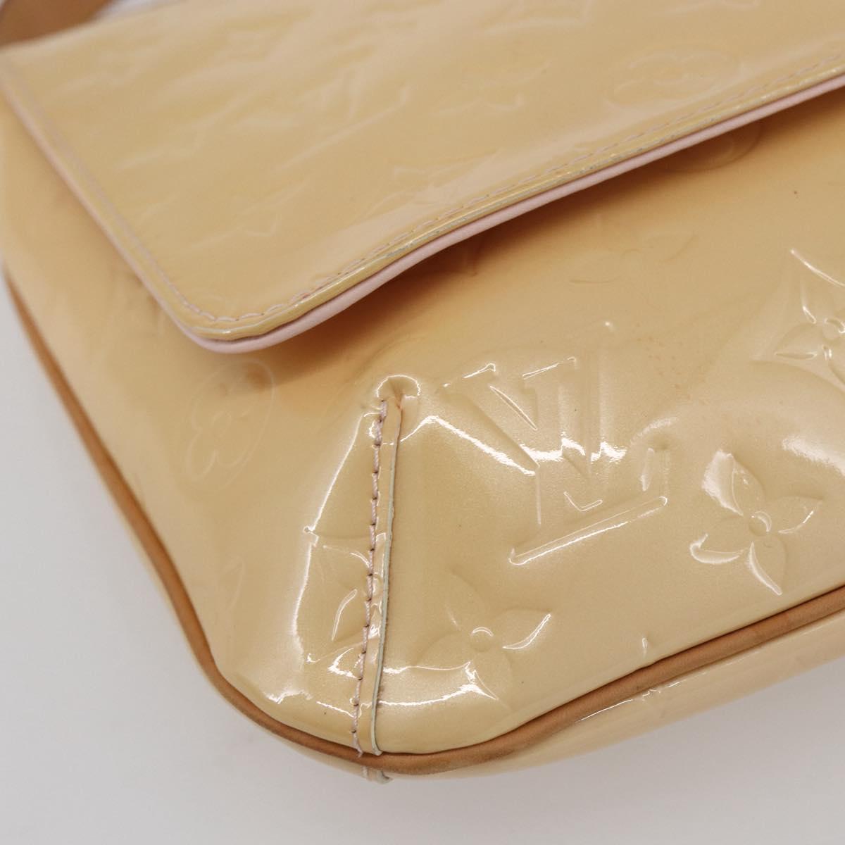 LOUIS VUITTON Monogram Vernis Thompson Street Bag Pink M91070 LV Auth 149756