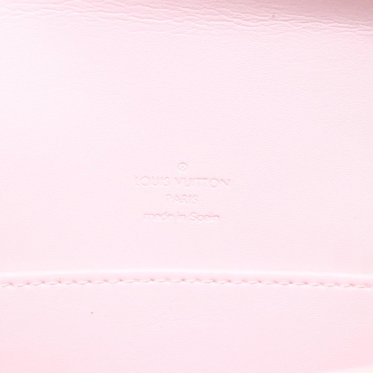 LOUIS VUITTON Monogram Vernis Thompson Street Bag Pink M91070 LV Auth 149756