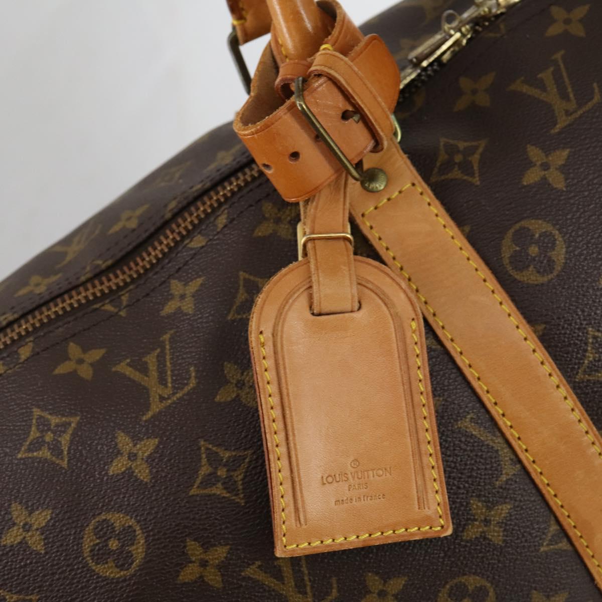 LOUIS VUITTON Monogram Keepall 55 Boston Bag M41424 LV Auth 149760