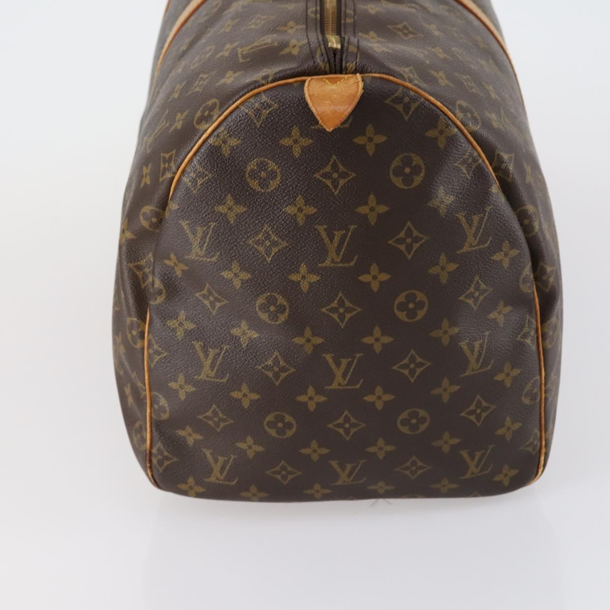 LOUIS VUITTON Monogram Keepall 55 Boston Bag M41424 LV Auth 149760
