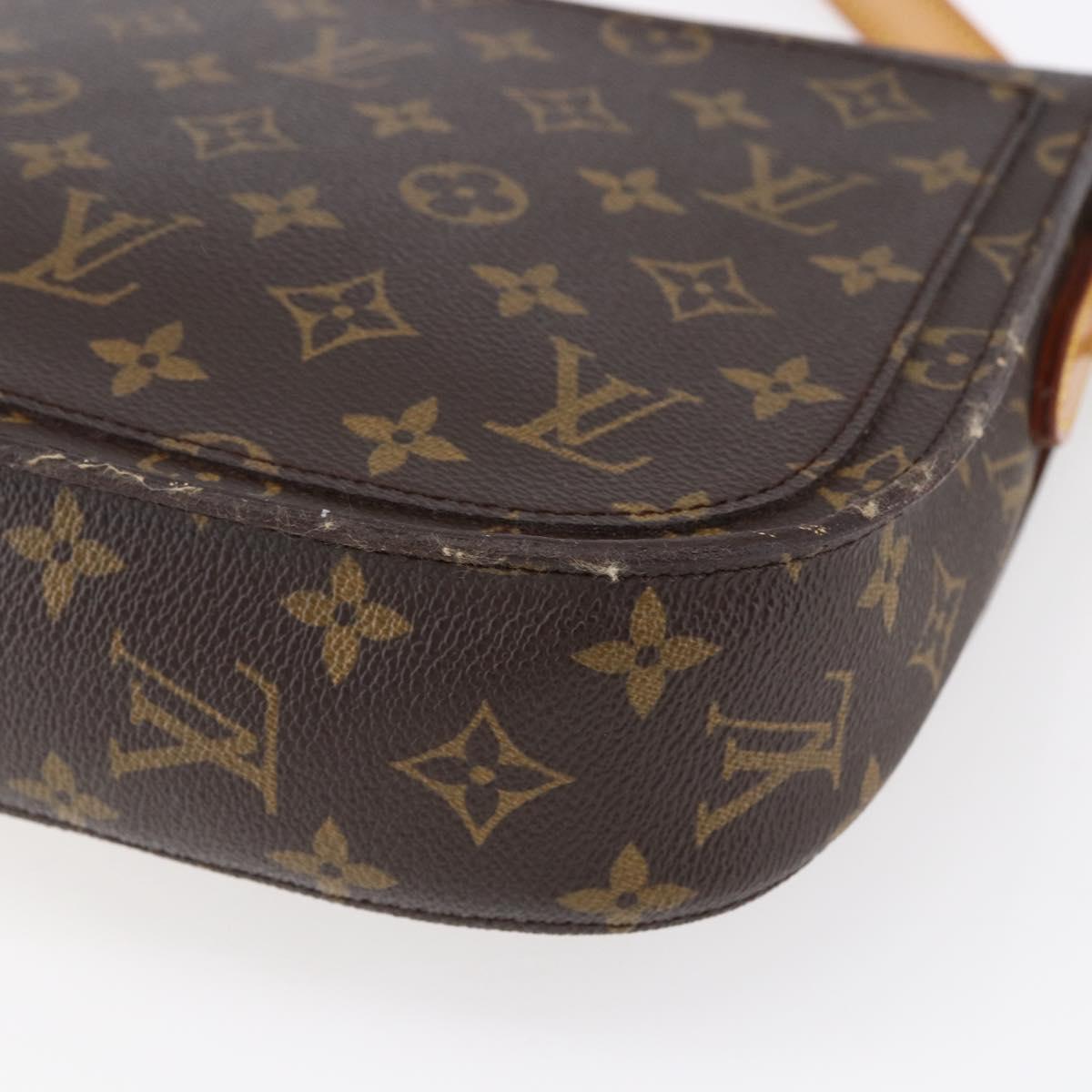 LOUIS VUITTON Monogram Saint Cloud GM Shoulder Bag M51242 LV Auth 149761