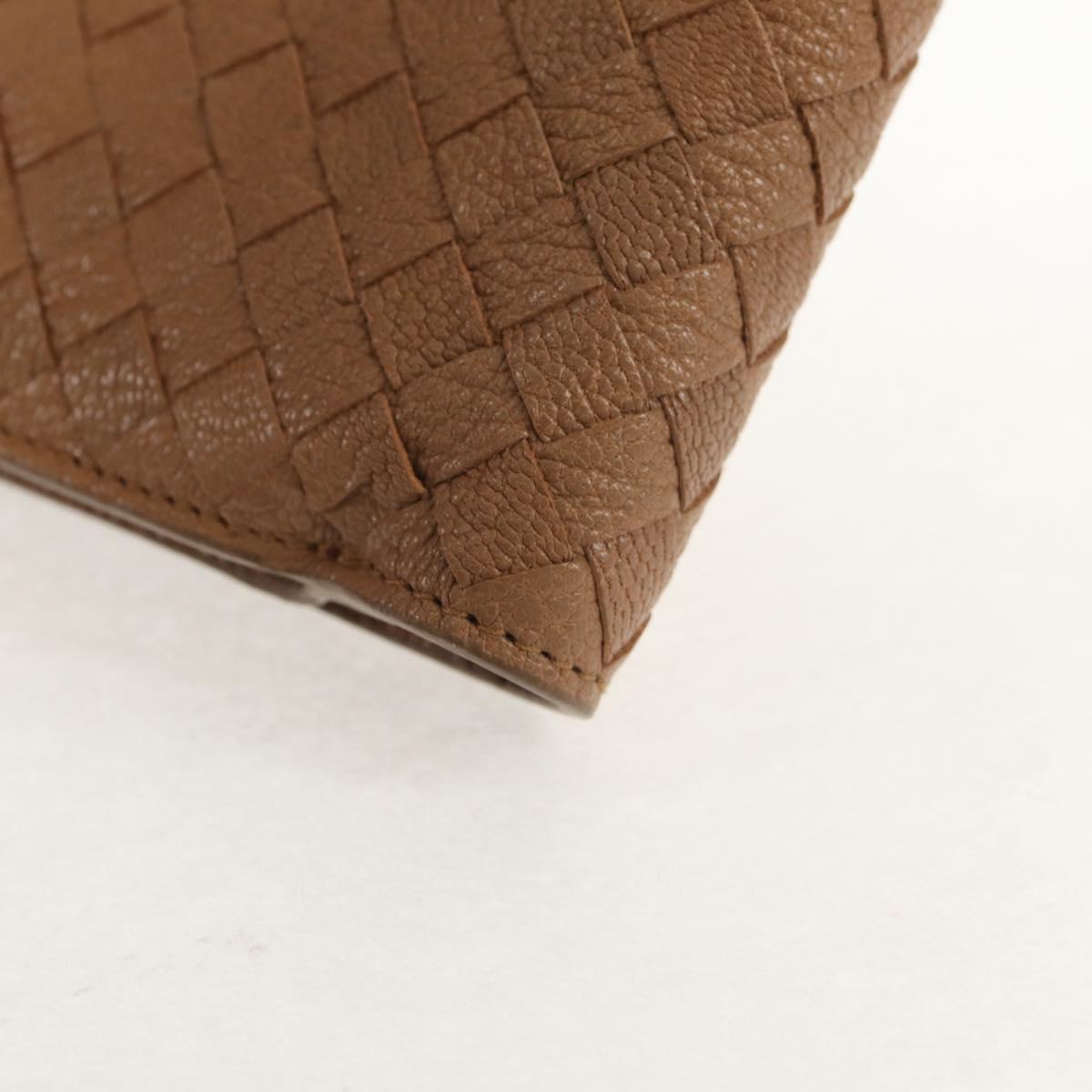 BOTTEGA VENETA INTRECCIATO Wallet Leather Beige 132355 Auth 149777A